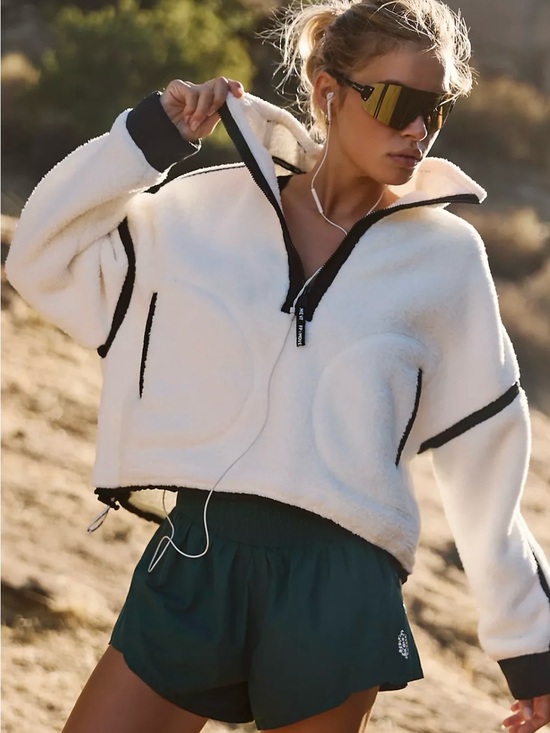 Free People Tops - Free People Mountain High Half-Zip Fleece